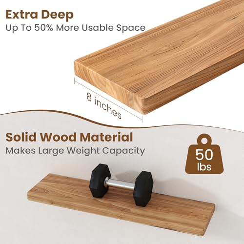 Floating Shelves for Wall (2 Count)