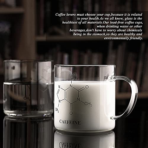 Glass Coffee Mugs (2 Count)