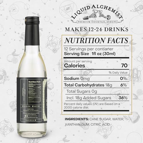 Simple Syrup for Cocktails (12.7 Fl Oz)