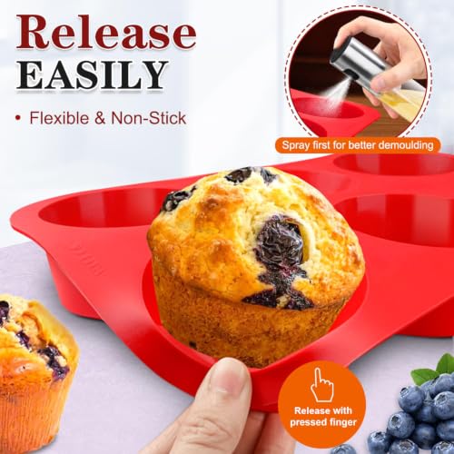 Silicone Texas Muffin Pan Set (2 Count)