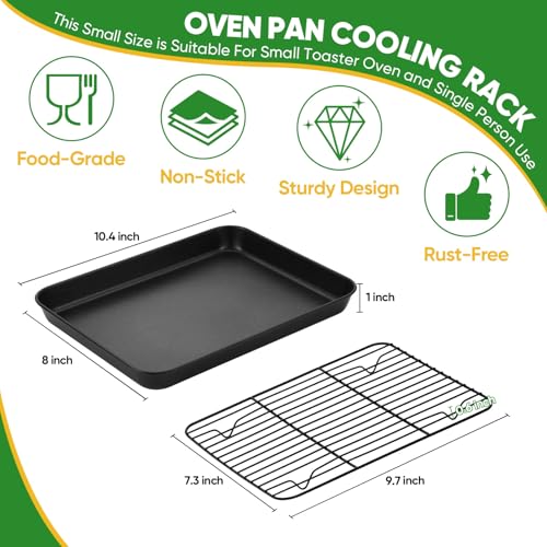 Nonstick Baking Oven Pan with Rack for Cookie