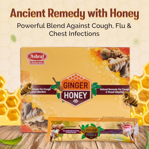 Ginger Honey Soothing Honey & Ginger Blend for Throat Comfort (20 Count)
