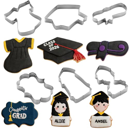 Large Graduation Cookie Cutters