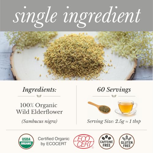 Organic Elderflower Tea (60 Count)