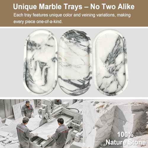 Natural Marble Vanity Tray