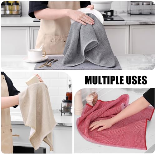 380 GSM Cotton Premium Kitchen Towels 6 Pack (6 Count)