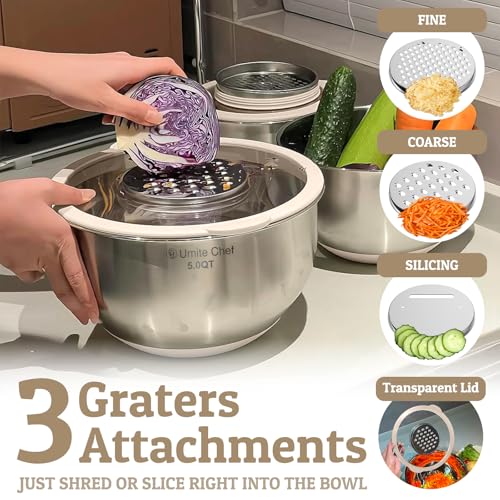 Mixing Bowles Set with Lids Set (8 Count)