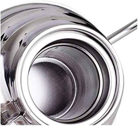 Stainless Steel Tea Coffee Kettle with Thermometer, Thin Spout for Pour Over Pot