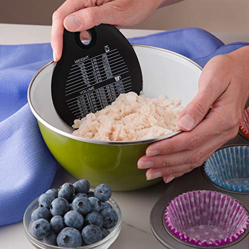 Stainless Steel Bench Scraper & Bowl Scraper Set for Baking