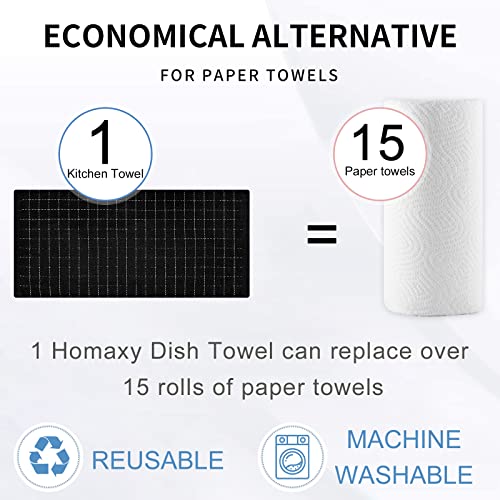 100% Cotton Terry Kitchen Towels (4 Count)