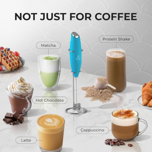 Powerful Milk Frother Wand With Duracell Batteries