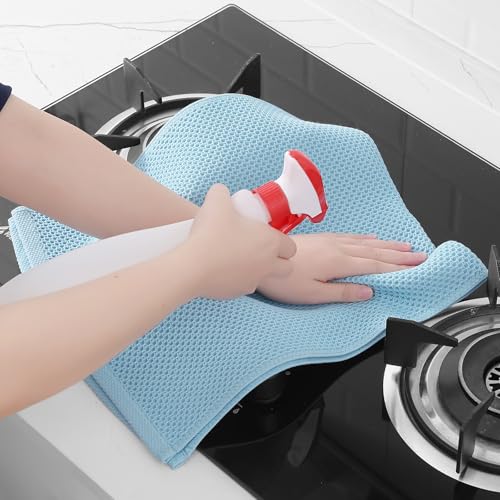 100% Cotton Waffle Weave Kitchen Dish Towels 6 (6 Count)