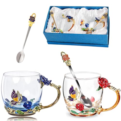 Tea Cup Glass Coffee Mugs (34.99 Count)