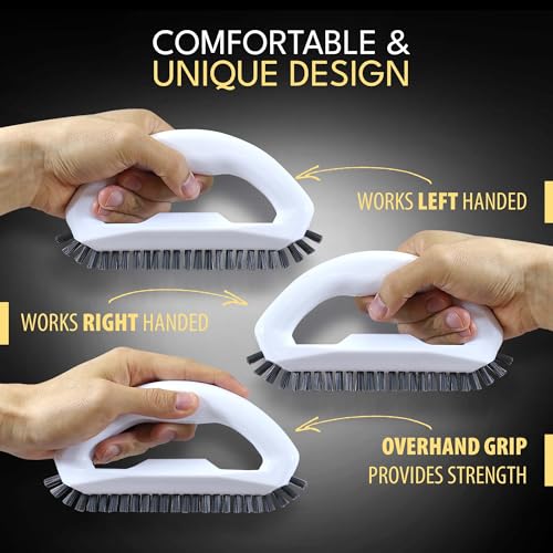 Grout Brush with Stiff Nylon Bristles