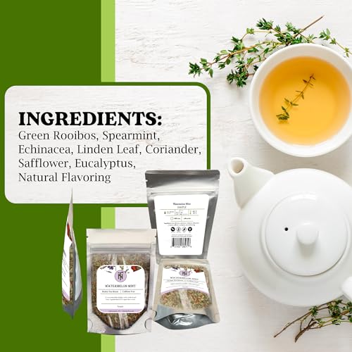 Watermelon Mint Green Rooibos Loose Leaf Tea