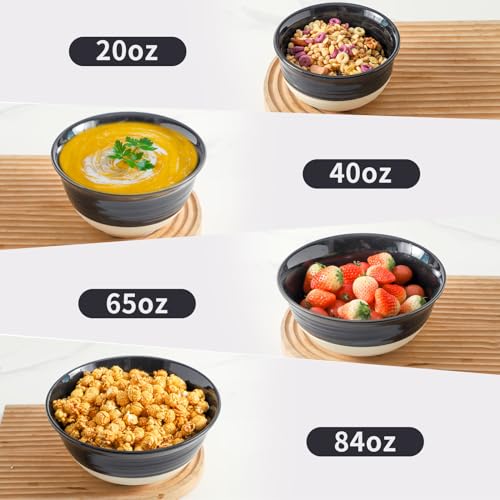Nesting Ceramic Mixing Bowls Set of 4 (4 Count)