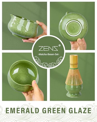 Premium Matcha Whisk Set with Blooming Cup