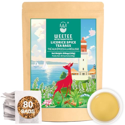 Licorice Spice Herbal Tea Bags 80ct (80 Count)