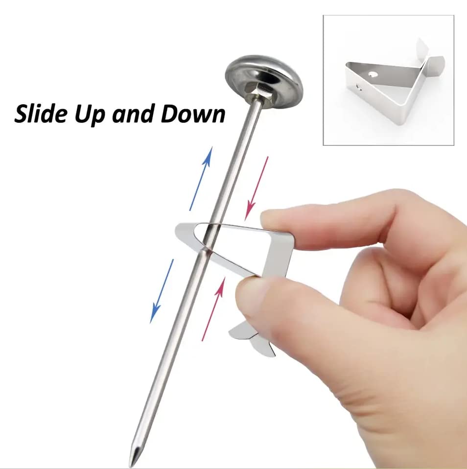 1 3 8 Inch Dial Milk Coffee Food Thermometer with Clip