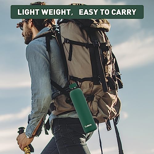 Slim Insulated Water Bottles for Travel 32oz with Clip