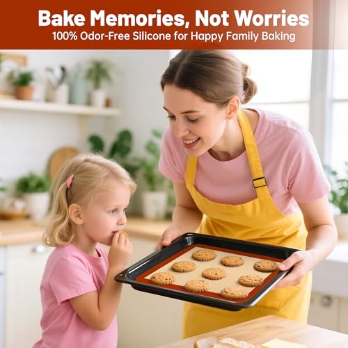 Silicone Baking Mat Set of 5 (5 Sq Ft)