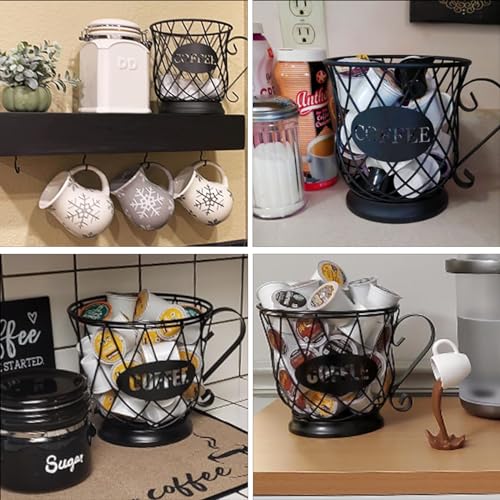 K Cup Holder Coffee Pod Holders for 35 Kcups Keurig Storage Organizer Coffee Bar Accessories for Counter