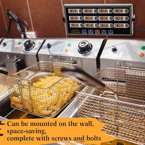 2 Pack Commercial Digital Kitchen Timer for Cooking (2 Count)