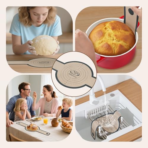 3 PCS Silicone Bread Sling for Dutch Oven Liners (3 Count)