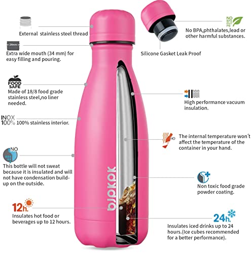 12 oz Small Insulated Water Bottle