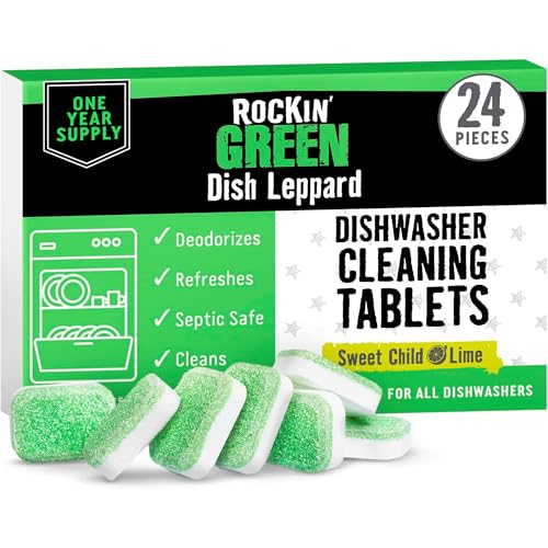 Dishwasher Cleaner Citrus Lime Tablets 24 Pack