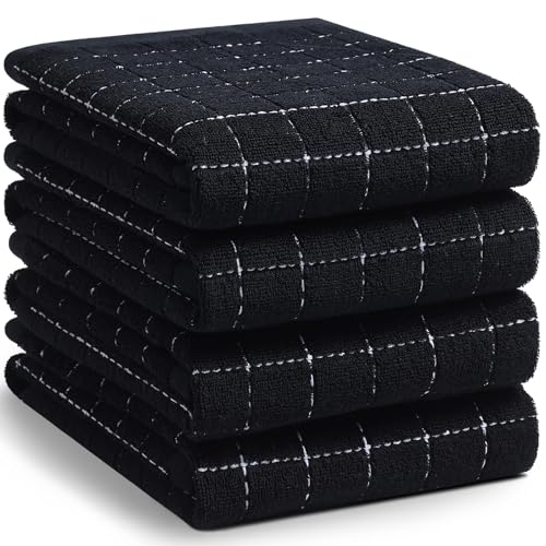 100% Cotton Terry Kitchen Towels (4 Count)