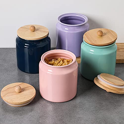 Sweejar Ceramic Kitchen Canisters (28 Ounce)