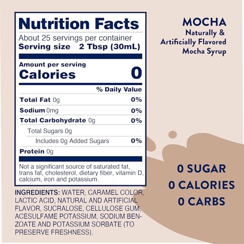 Mocha Coffee Syrup (25.4 Fl Oz)