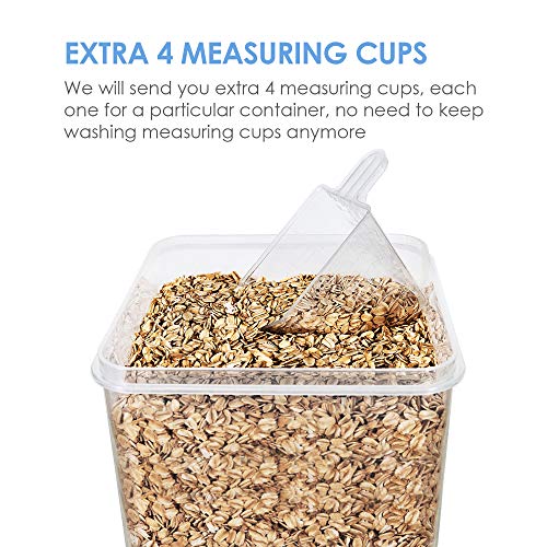 6.5L Flour Sugar Storage Containers (4 Count)