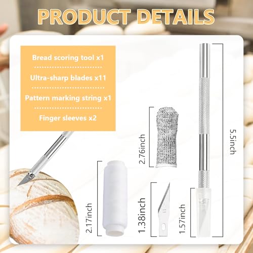 Premium Bread Lame Scoring Tool Kit
