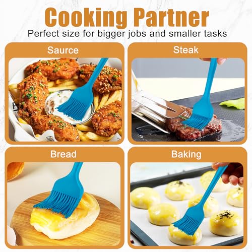 Silicone Basting Brush 2 Pcs Pastry Brush for Oil (2 Count)