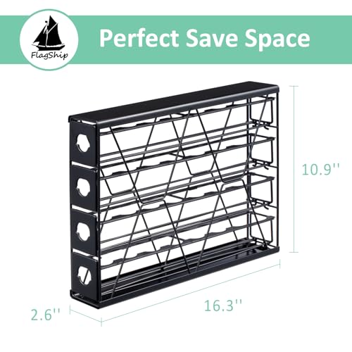K Cup Holder for Keurig Pods Coffee Pod Storage 4 Tier K Cup Drawer Organizer for Counter (4 Count)