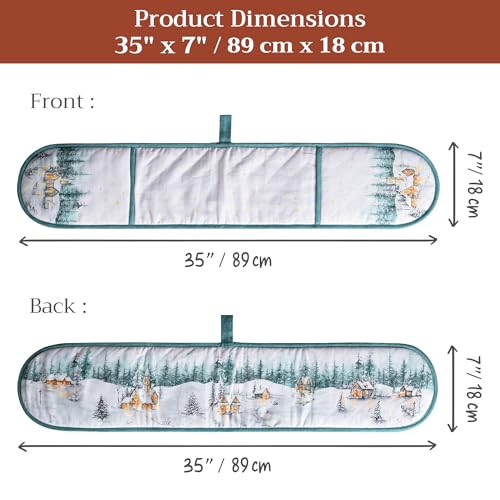 Double Oven Mitts 100% Cotton Double Oven Glove