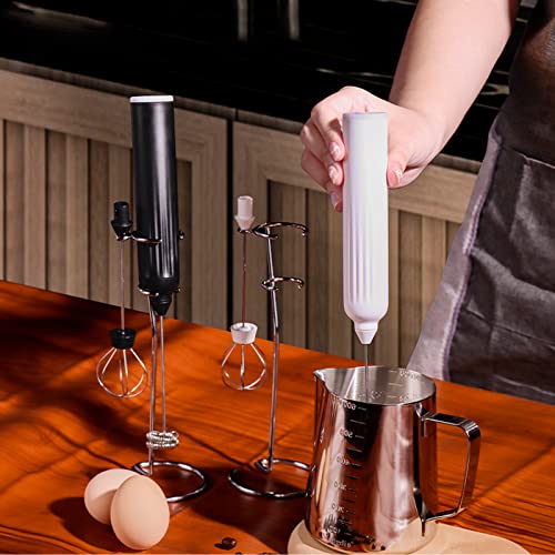 Milk Frother Handheld with 3 Stainless Steel Whisks