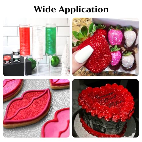 Red Edible Glitter