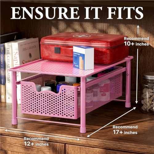 Stackable Cabinet Basket Drawer Organizer