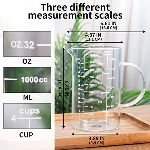 4 Cup Glass Measuring Cup