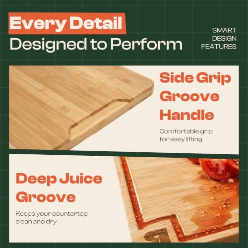 Extra Large Bamboo Cutting Board