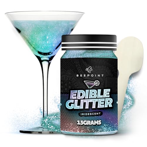 Iridescent Edible Glitter for Drinks 15g