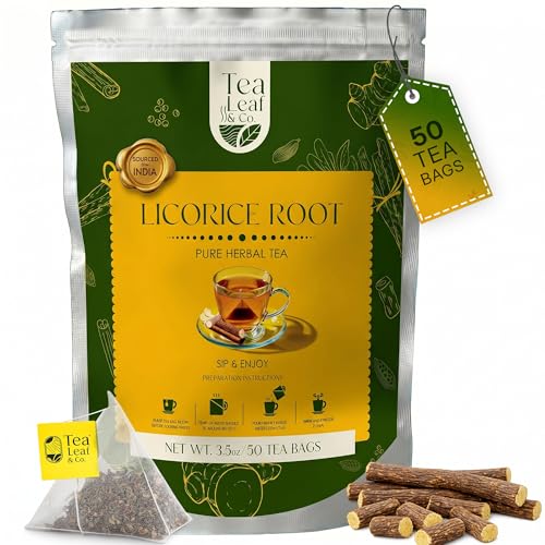 Tealeaf & Co. Licorice Root Tea Blended with Organic Spices (7.055 Ounce)