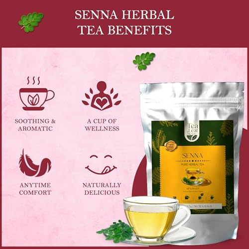 Tealeaf & Co. Senna Tea Blended with Fresh Herbs (7.055 Ounce)