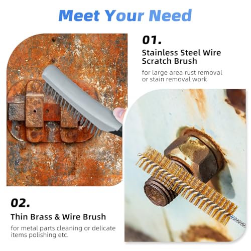 7 PCS Wire Brush Set (7 Count)