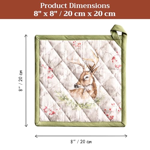 Pot Holders 100% Cotton Potholders (2 Count)