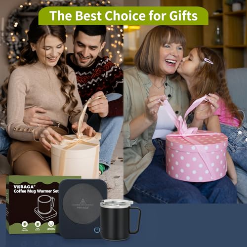 Coffee Mug Warmer Set with Auto Shut Off