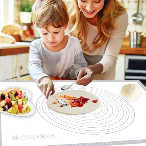 Pastry Dough Mat Silicone Baking Mats for Rolling Out Dough